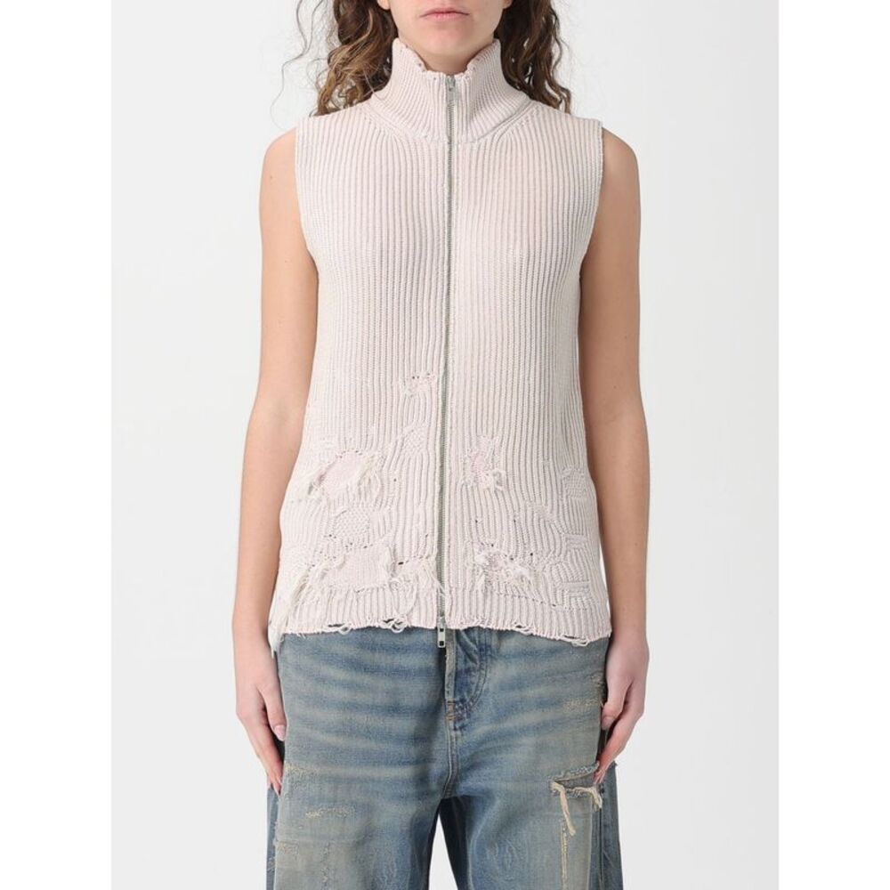 Mm6 Maison Margiela Waistcoat Woman Grey